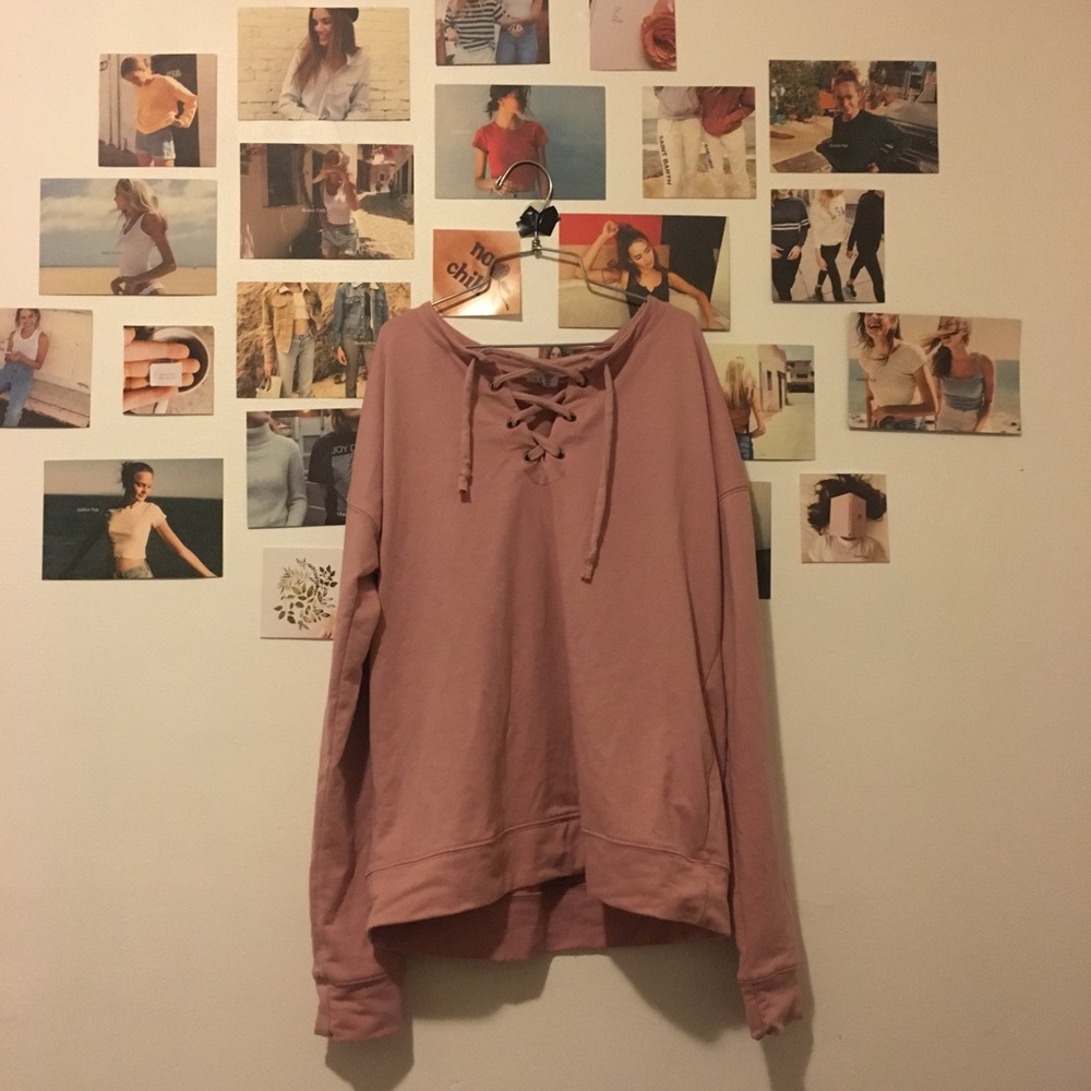 Tie-up Sweatshirt
